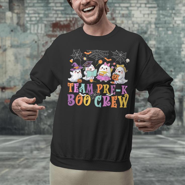 Pre-K Boo Crew Ghost Halloween Teacher Student Unisex Sweatshirt, gift for family, gift for coworker Pre-K Boo Crew Ghost Halloween Teacher Student Unisex Sweatshirt, gift for family, gift for coworker