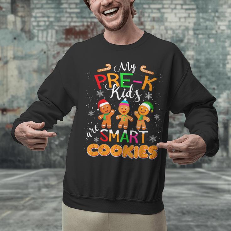 My Pre-K Kids Are Smart Cookies Christmas Teacher Unisex Sweatshirt, gift for family, gift for coworker My Pre-K Kids Are Smart Cookies Christmas Teacher Unisex Sweatshirt, gift for family, gift for coworker
