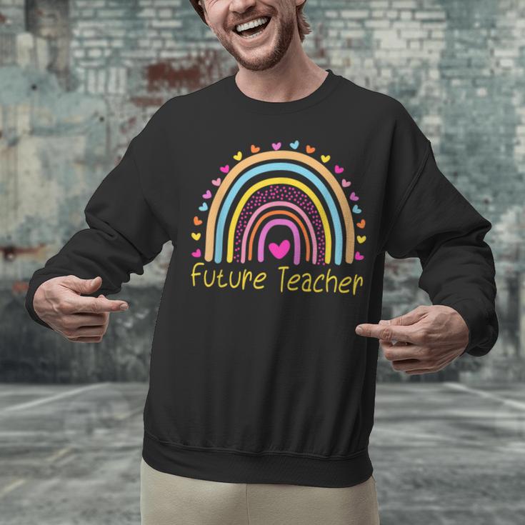 Pre-K Preschool Kindergarten Future Teacher Rainbow Unisex Sweatshirt, Future Teacher Sweatshirts, gift for family, gift for coworker
