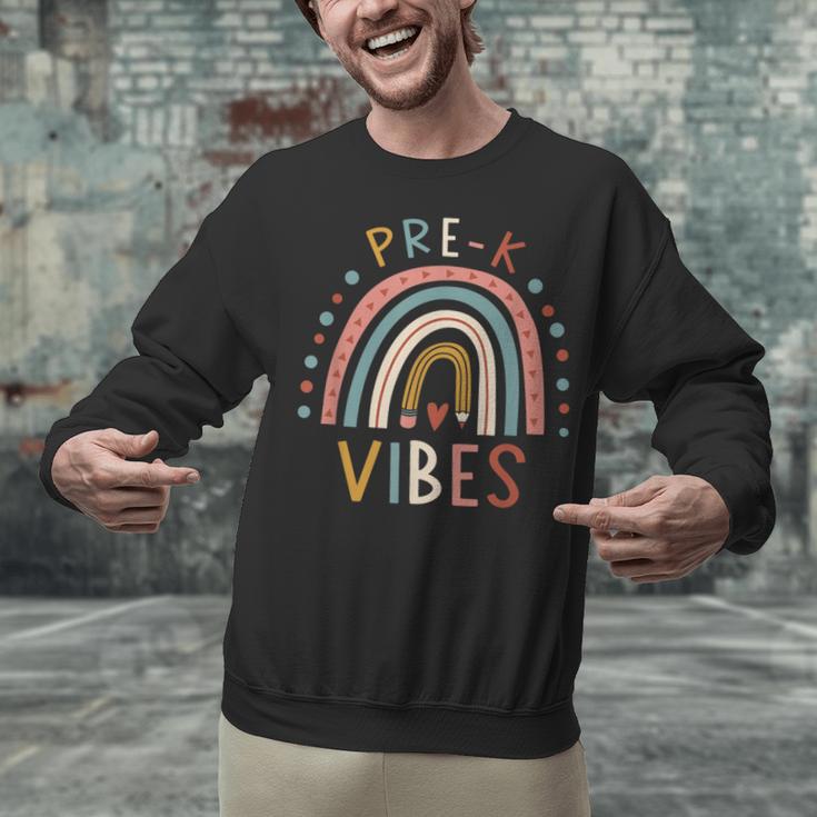 Pre K Vibes Back To School Student Teacher Unisex Sweatshirt, gift for family, gift for coworker Pre K Vibes Back To School Student Teacher Unisex Sweatshirt, gift for family, gift for coworker
