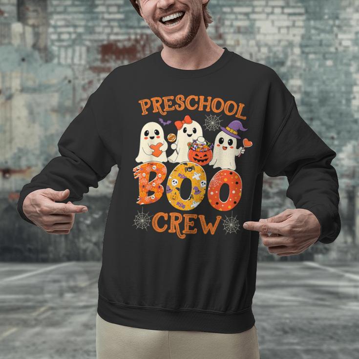 Preschool Boo Crew Halloween Costume For Teacher Kids Unisex Sweatshirt, gift for family, gift for coworker Preschool Boo Crew Halloween Costume For Teacher Kids Unisex Sweatshirt, gift for family, gift for coworker