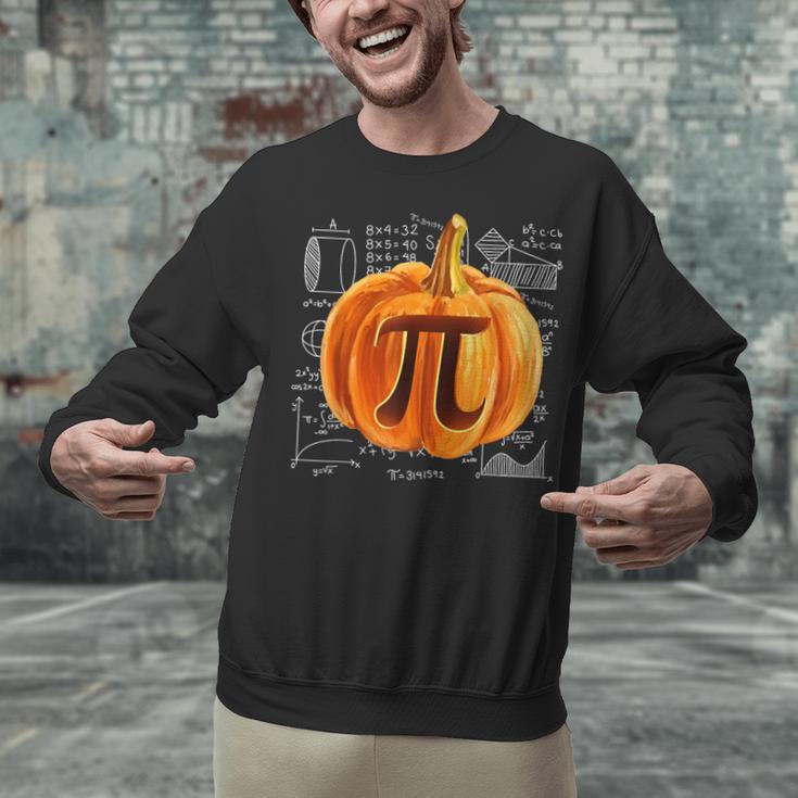 Pumpkin Pie Halloween Thanksgiving Math Teacher Pi Day Unisex Sweatshirt, gift for family, gift for coworker