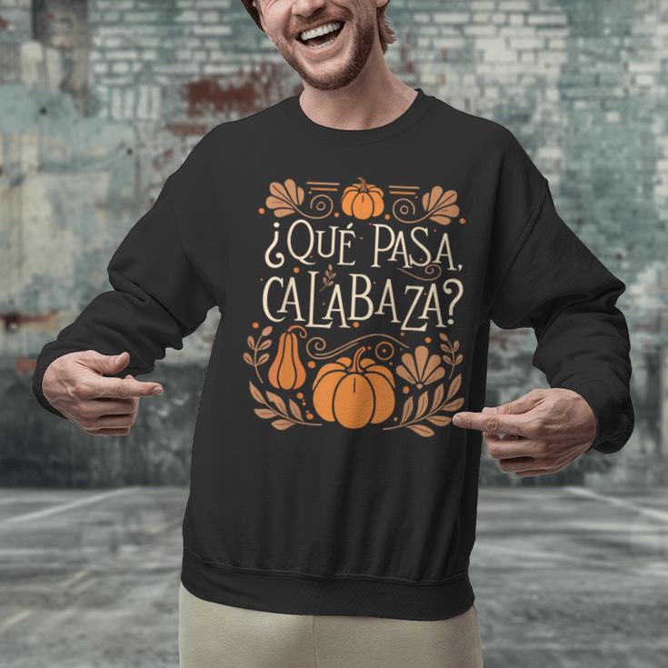 Que Pasa Calabaza Shirt Spanish Teacher Unisex Sweatshirt, gift for family, gift for coworker