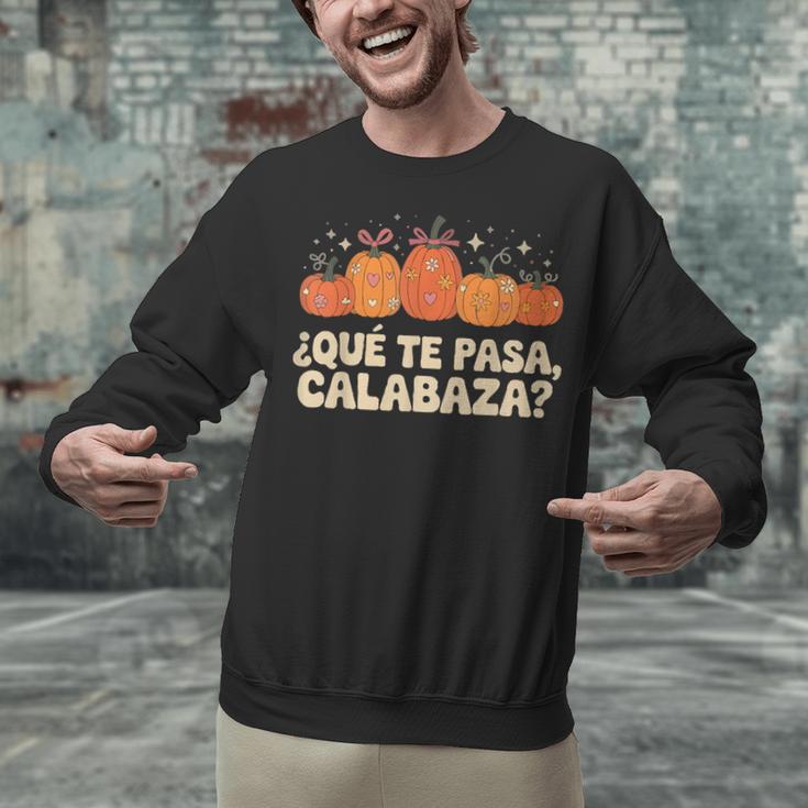 Que Pasa Calabaza Spanish Teacher Bilingual Pumpkin Women Unisex Sweatshirt, gift for family, gift for coworker