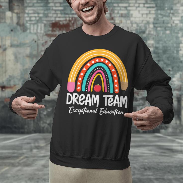 Rainbow Pencil Dream Exceptional Education Team SPED Teacher Unisex Sweatshirt, gift for family, gift for coworker Rainbow Pencil Dream Exceptional Education Team SPED Teacher Unisex Sweatshirt, gift for family, gift for coworker