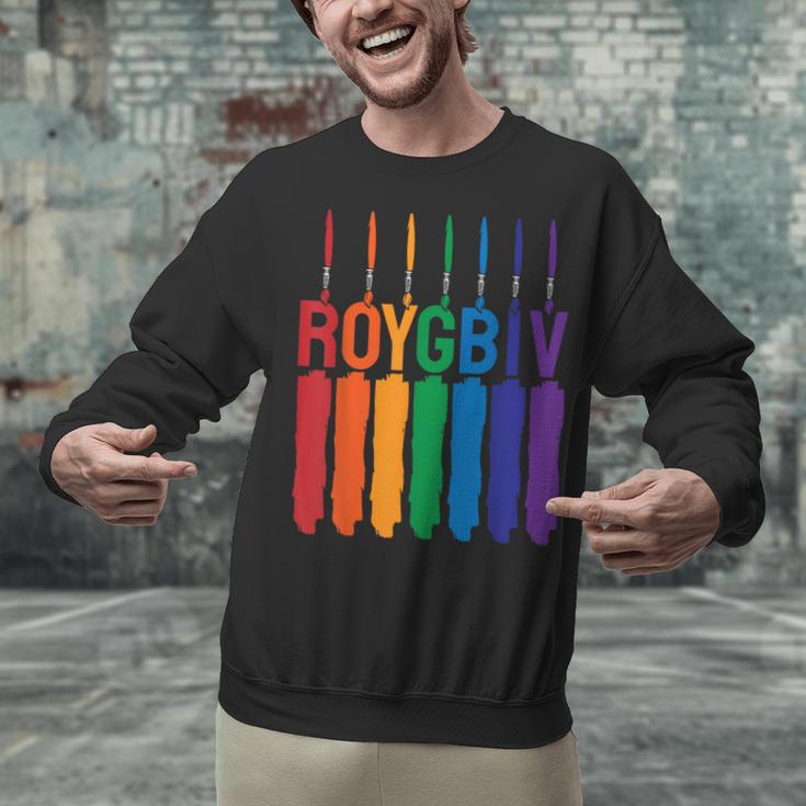 Rainbow Roygbiv Kids Artist Costume Art Teacher Unisex Sweatshirt, gift for family, gift for coworker Rainbow Roygbiv Kids Artist Costume Art Teacher Unisex Sweatshirt, gift for family, gift for coworker