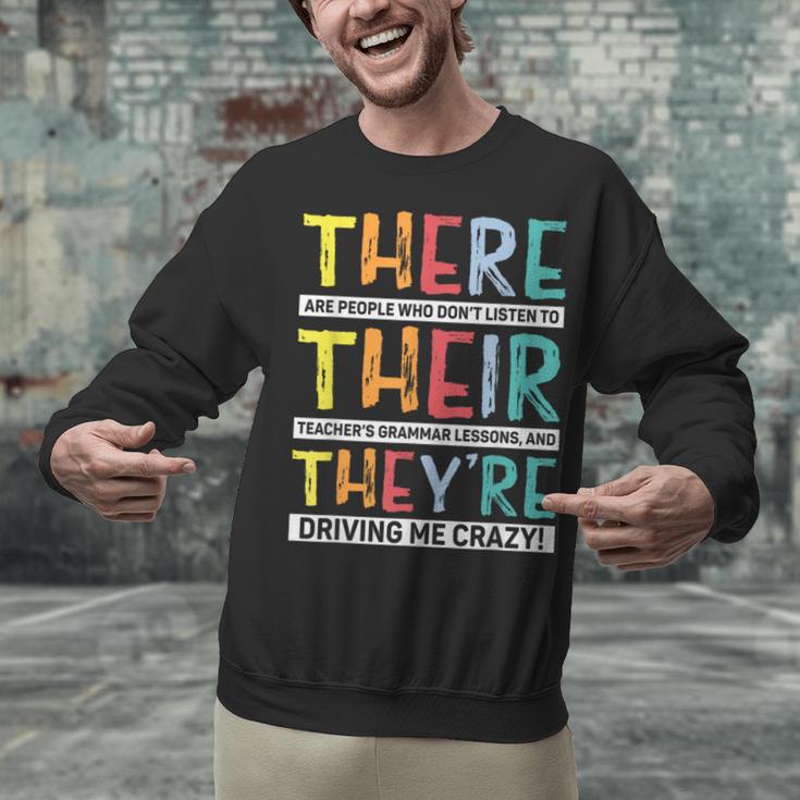 There Their They’Re Grammar Joke For English Teacher Student Unisex Sweatshirt, English Teacher Sweatshirts, gift for family, gift for coworker There Their They’Re Grammar Joke For English Teacher Student Unisex Sweatshirt, English Teacher Sweatshirts, gift for family, gift for coworker
