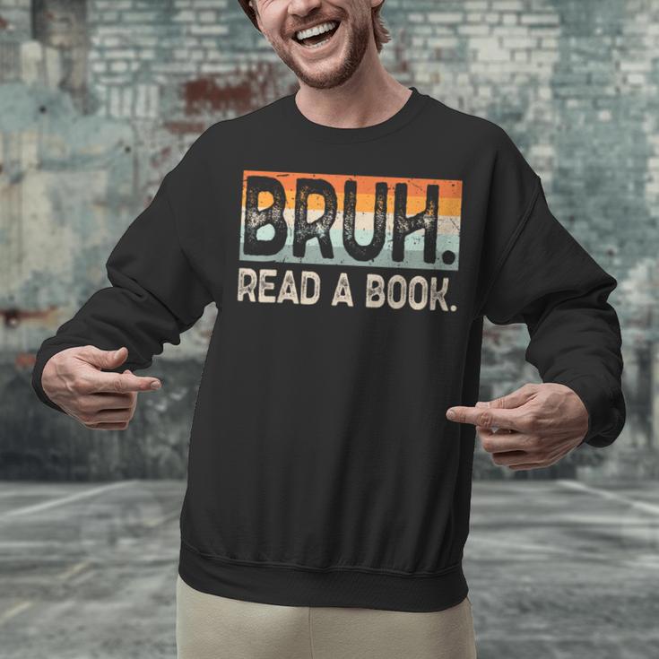Read A Book Bruh Cool Ela English Teacher Reading Literature Unisex Sweatshirt, English Teacher Sweatshirts, gift for family, gift for coworker Read A Book Bruh Cool Ela English Teacher Reading Literature Unisex Sweatshirt, English Teacher Sweatshirts, gift for family, gift for coworker