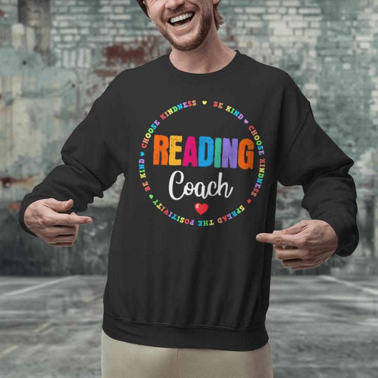 Reading Coach Teacher Interventionist Specialist Literacy Unisex Sweatshirt, gift for family, gift for coworker