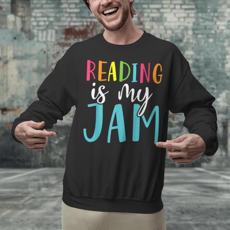 Reading Is My Jam Back To School Teacher Unisex Sweatshirt, gift for family, gift for coworker