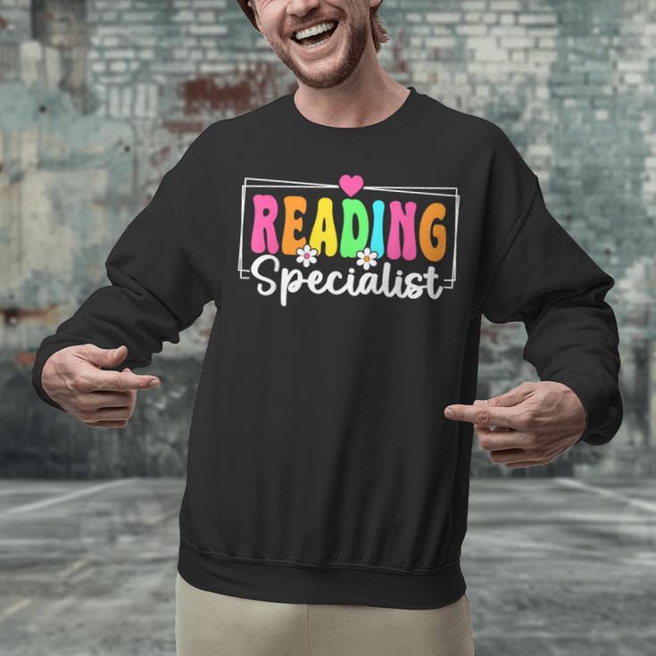 Reading Specialist Back To School Reading Teacher Unisex Sweatshirt, gift for family, gift for coworker