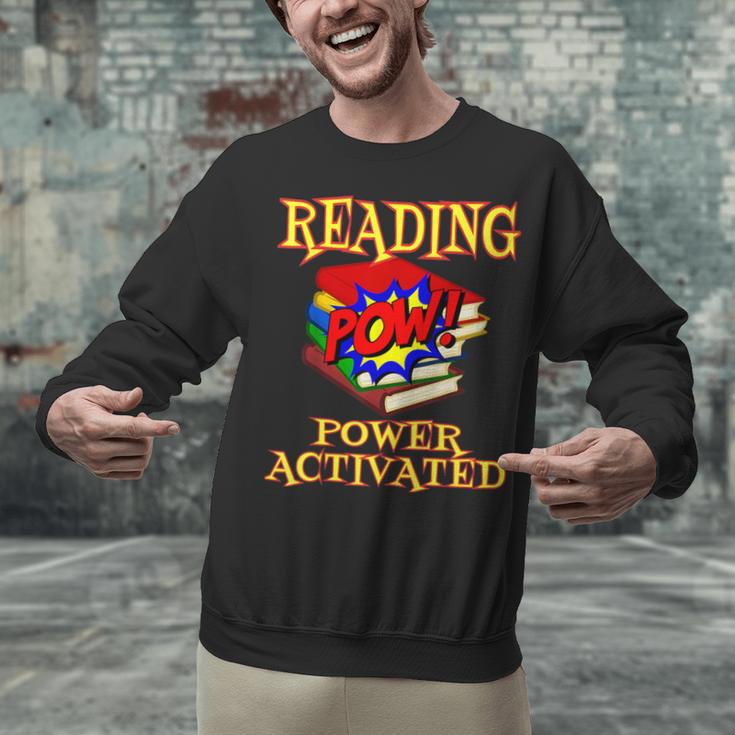 Reading Super Power Activated Superhero Teacher Or Student Men Women Girls Kids Unisex Sweatshirt, Super Teacher Sweatshirts, gift for family, gift for coworker Reading Super Power Activated Superhero Teacher Or Student Men Women Girls Kids Unisex Sweatshirt, Super Teacher Sweatshirts, gift for family, gift for coworker