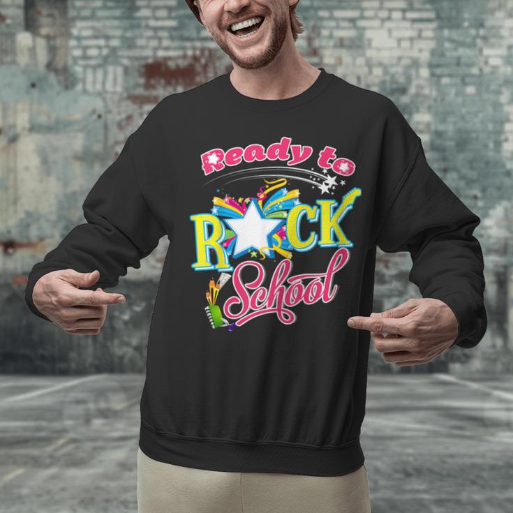 Ready To Rock School Shirt Students And Teachers Unisex Sweatshirt, gift for family, gift for coworker Ready To Rock School Shirt Students And Teachers Unisex Sweatshirt, gift for family, gift for coworker
