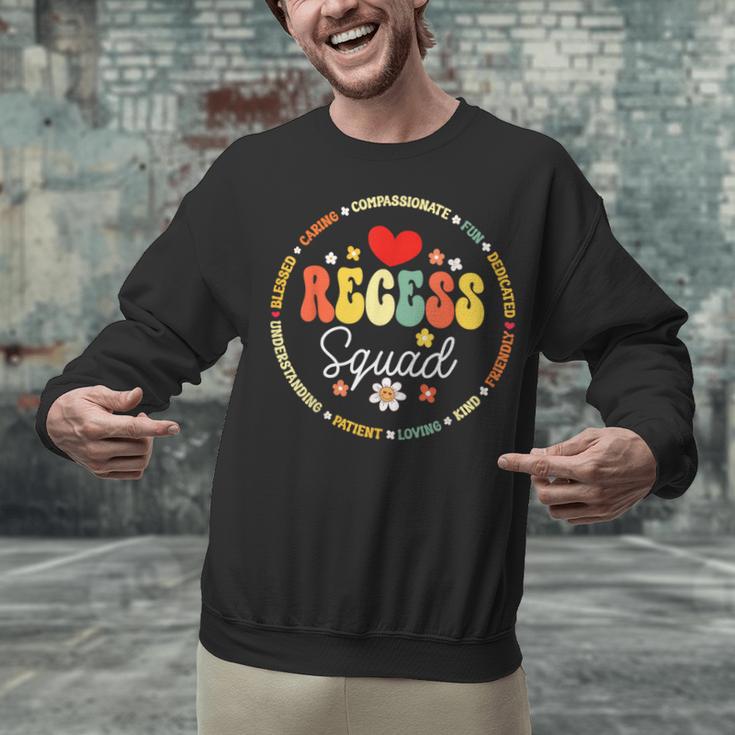 Recess Squad Crew Teachers Students Monitor Back To School Unisex Sweatshirt, gift for family, gift for coworker Recess Squad Crew Teachers Students Monitor Back To School Unisex Sweatshirt, gift for family, gift for coworker