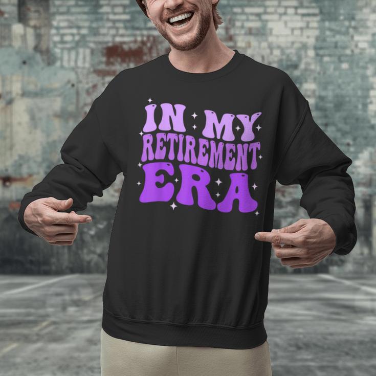 In My Retirement Era Groovy Retired Teacher 2025 Women Unisex Sweatshirt, Groovy Teacher Sweatshirts, gift for family, gift for coworker In My Retirement Era Groovy Retired Teacher 2025 Women Unisex Sweatshirt, Groovy Teacher Sweatshirts, gift for family, gift for coworker