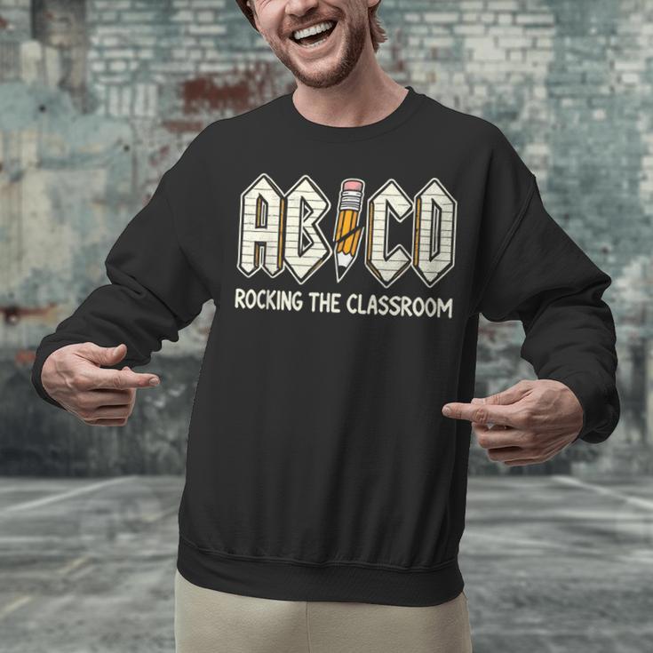 Retro Abcd Teacher Novelty Back To School Teacher Unisex Sweatshirt, gift for family, gift for coworker Retro Abcd Teacher Novelty Back To School Teacher Unisex Sweatshirt, gift for family, gift for coworker