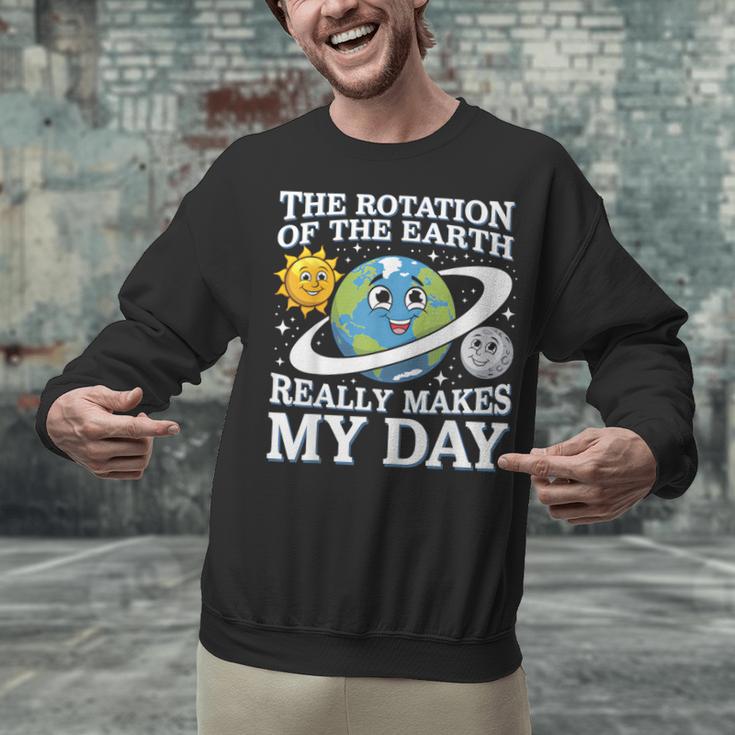 Rotation Of Earth Science Teacher Earth Day Men Women Unisex Sweatshirt, Science Teacher Sweatshirts, gift for family, gift for coworker Rotation Of Earth Science Teacher Earth Day Men Women Unisex Sweatshirt, Science Teacher Sweatshirts, gift for family, gift for coworker