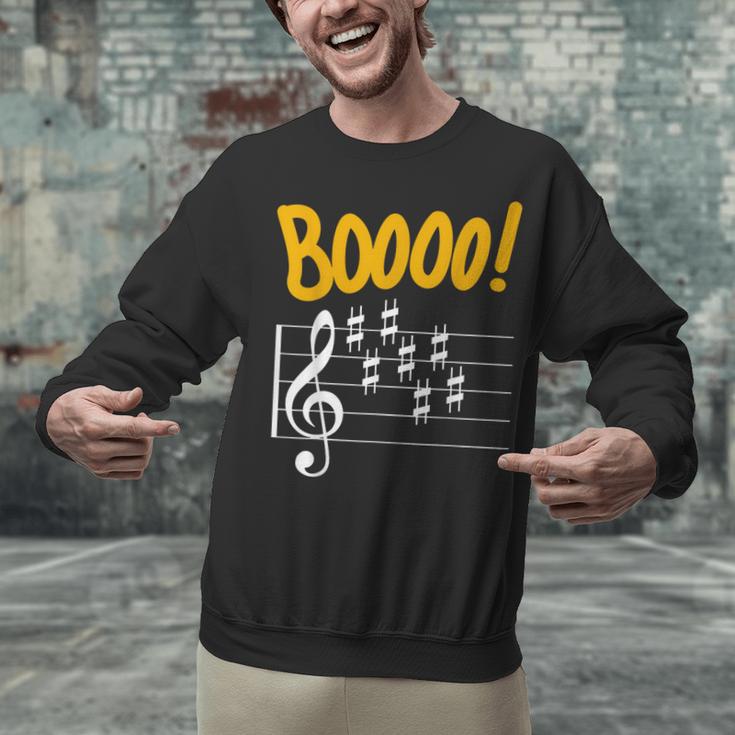 Scary Key Signature Boo Music Halloween Musician Teacher Men Women Unisex Sweatshirt, gift for family, gift for coworker
