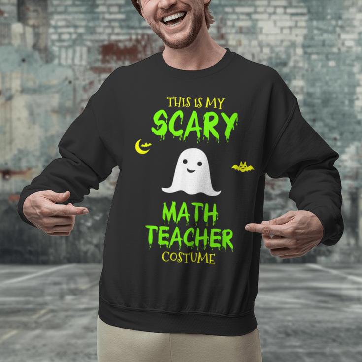 Scary Math Teacher Costume Halloween Lazy Easy Christmas Unisex Sweatshirt, gift for family, gift for coworker Scary Math Teacher Costume Halloween Lazy Easy Christmas Unisex Sweatshirt, gift for family, gift for coworker
