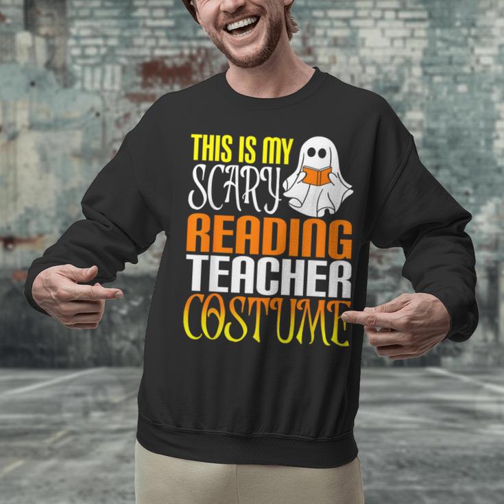 This Is My Scary Reading Teacher Costume Halloween School Unisex Sweatshirt, gift for family, gift for coworker This Is My Scary Reading Teacher Costume Halloween School Unisex Sweatshirt, gift for family, gift for coworker