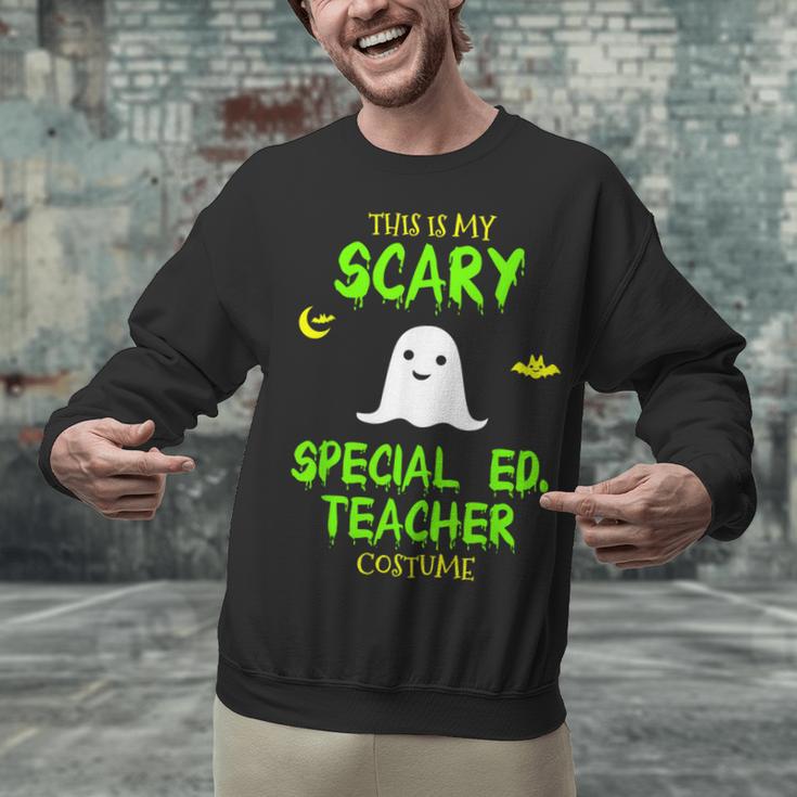 Scary Special Education Ed Teacher Costume Halloween Easy Unisex Sweatshirt, gift for family, gift for coworker Scary Special Education Ed Teacher Costume Halloween Easy Unisex Sweatshirt, gift for family, gift for coworker
