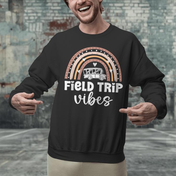 School Bus Trip Vibes Students Teachers Students Field Trip Unisex Sweatshirt, gift for family, gift for coworker School Bus Trip Vibes Students Teachers Students Field Trip Unisex Sweatshirt, gift for family, gift for coworker