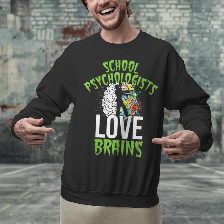 School Psychologists Love Brains Halloween Teacher Counselor Unisex Sweatshirt, gift for family, gift for coworker School Psychologists Love Brains Halloween Teacher Counselor Unisex Sweatshirt, gift for family, gift for coworker