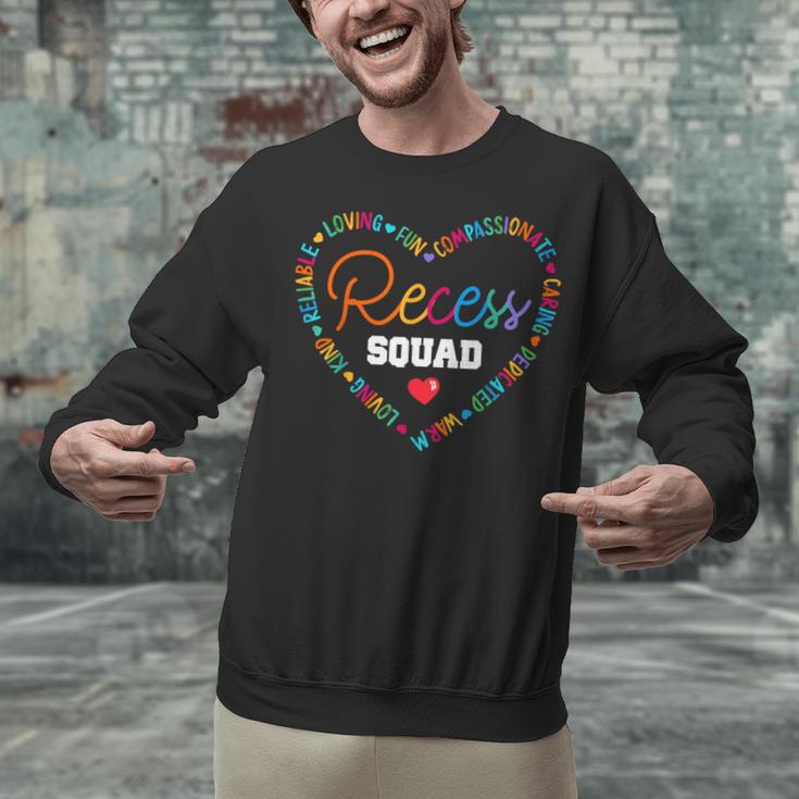 School For Teachers Students Monitor Recess Crew Team Unisex Sweatshirt, gift for family, gift for coworker