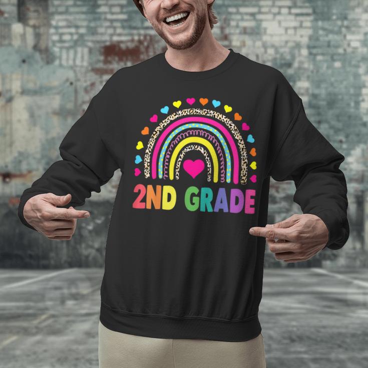 Second Grade Rainbow Girls Boys Teacher Team 2nd Grade Squad Unisex Sweatshirt, 2nd Grade Teacher Sweatshirts, gift for family, gift for coworker Second Grade Rainbow Girls Boys Teacher Team 2nd Grade Squad Unisex Sweatshirt, 2nd Grade Teacher Sweatshirts, gift for family, gift for coworker