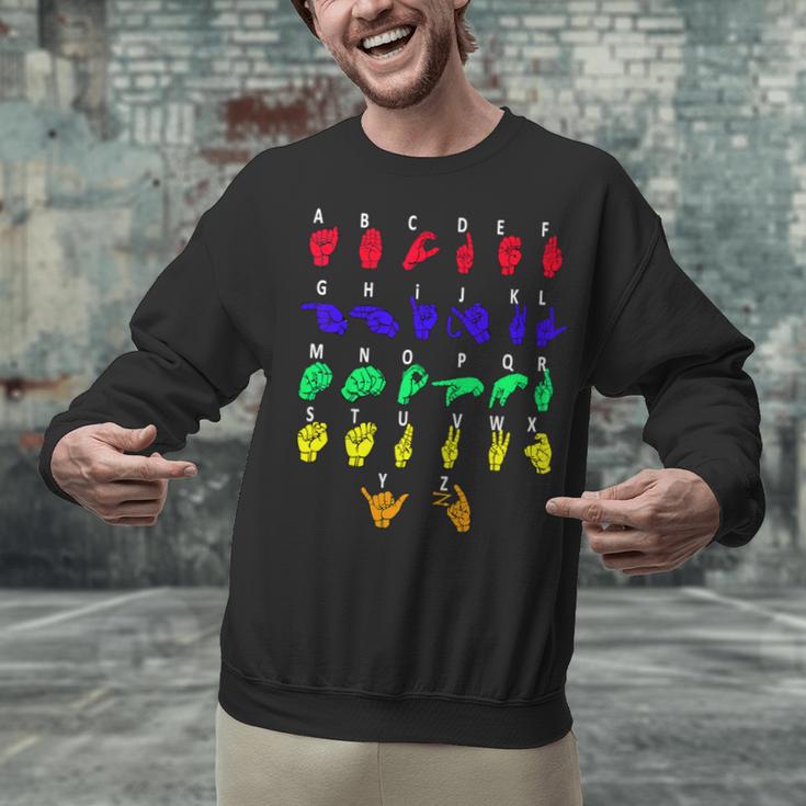 Sign Language Alphabet For ASL Interpreter Deaf Teacher Stud For Men Women Girls Kids Unisex Sweatshirt, gift for family, gift for coworker Sign Language Alphabet For ASL Interpreter Deaf Teacher Stud For Men Women Girls Kids Unisex Sweatshirt, gift for family, gift for coworker