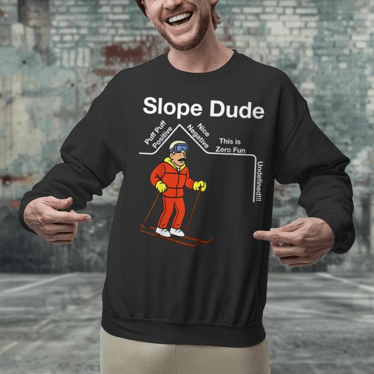 Slope Dude Algebra Geometry Middle School Math Teacher Unisex Sweatshirt, gift for family, gift for coworker