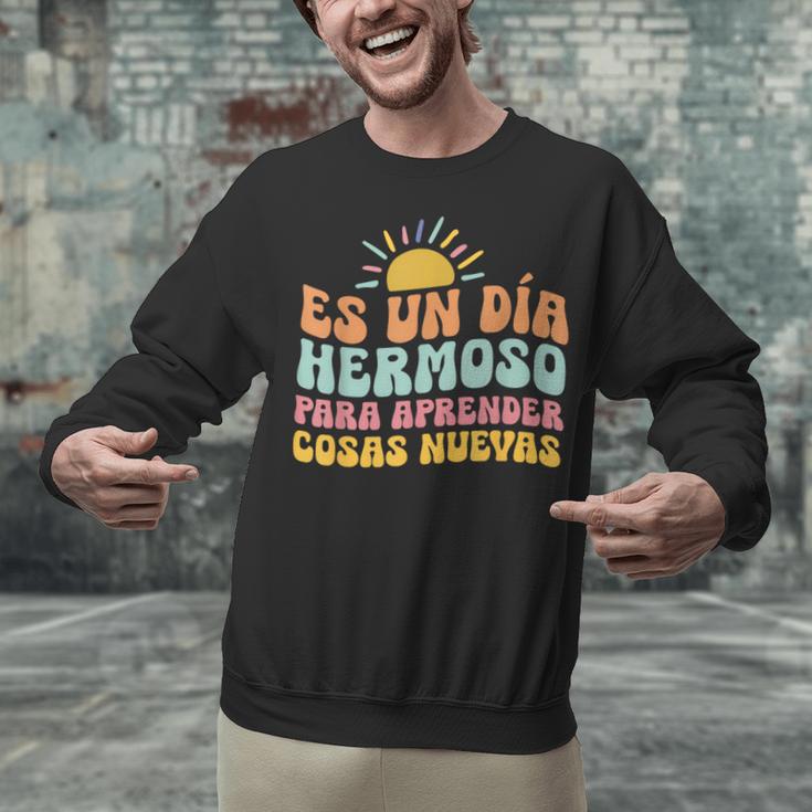 Spanish Multilingual Teacher Dual Languages Bilingual Unisex Sweatshirt, gift for family, gift for coworker Spanish Multilingual Teacher Dual Languages Bilingual Unisex Sweatshirt, gift for family, gift for coworker