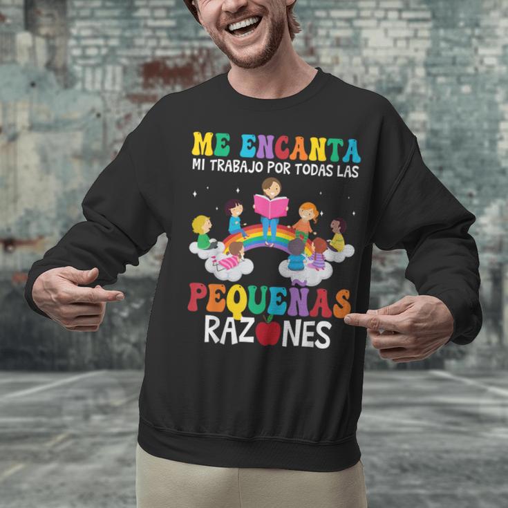 Spanish Teacher Bilingual Teacher Maestra Maestras Unisex Sweatshirt, gift for family, gift for coworker
