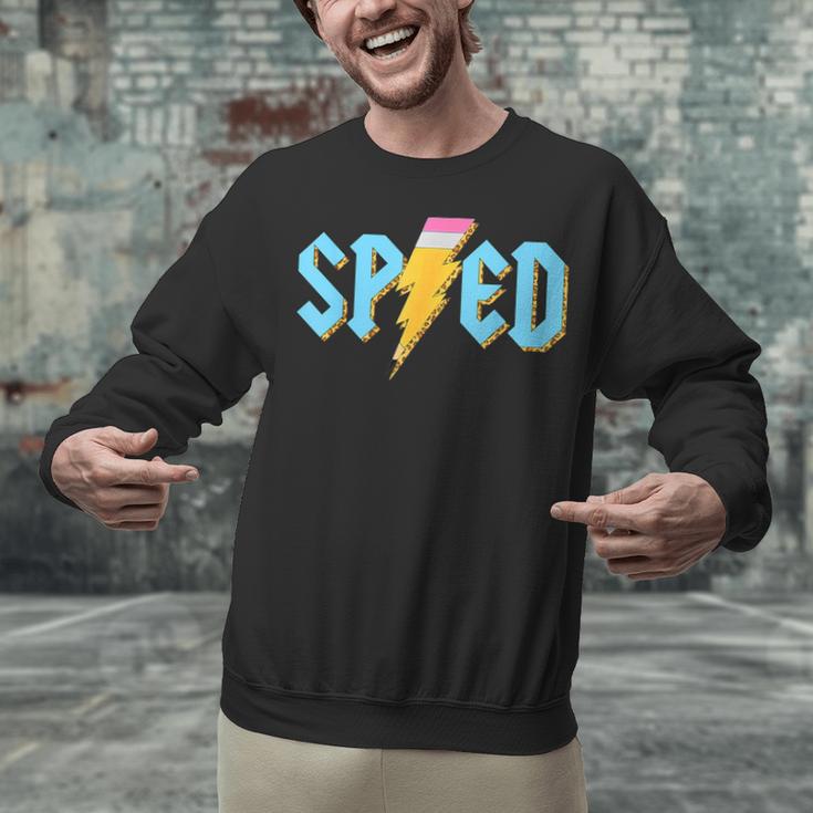 Special Education SPED Rocks Teacher Back To School Rock Unisex Sweatshirt, gift for family, gift for coworker Special Education SPED Rocks Teacher Back To School Rock Unisex Sweatshirt, gift for family, gift for coworker