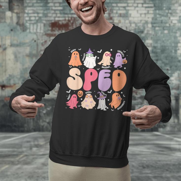 Special Education Teacher Ghosts Halloween SPED Teacher Unisex Sweatshirt, gift for family, gift for coworker