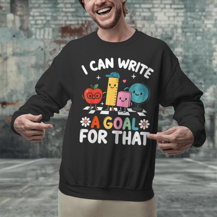Special Education i Can Write a Goal For That Sped Teacher Unisex Sweatshirt, gift for family, gift for coworker Special Education i Can Write a Goal For That Sped Teacher Unisex Sweatshirt, gift for family, gift for coworker