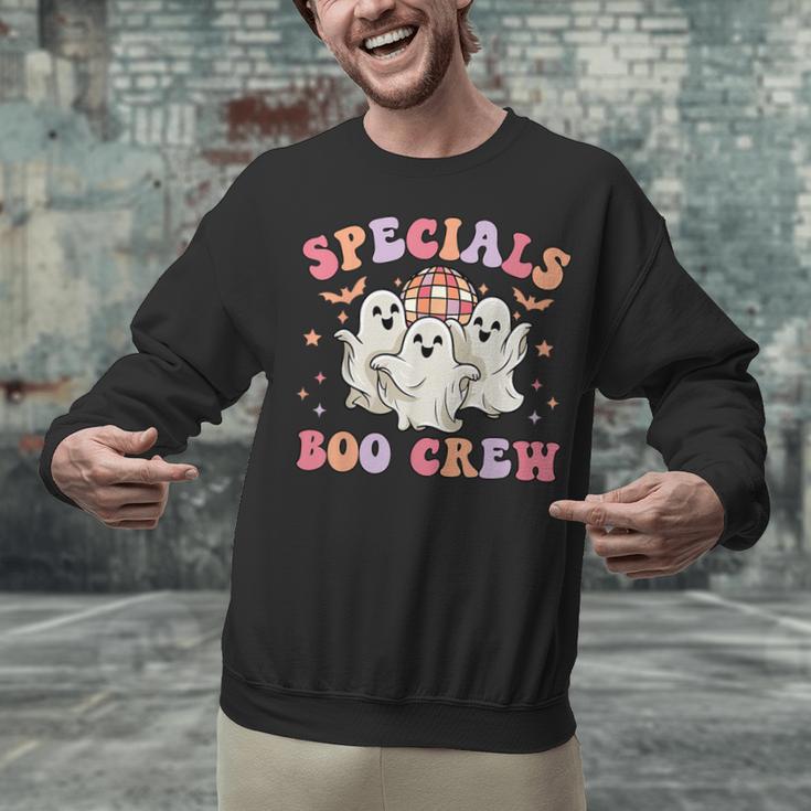 Specials Boo Crew Art Music Pe Tech Teacher Ghost Halloween Unisex Sweatshirt, Pe Teacher Sweatshirts, gift for family, gift for coworker