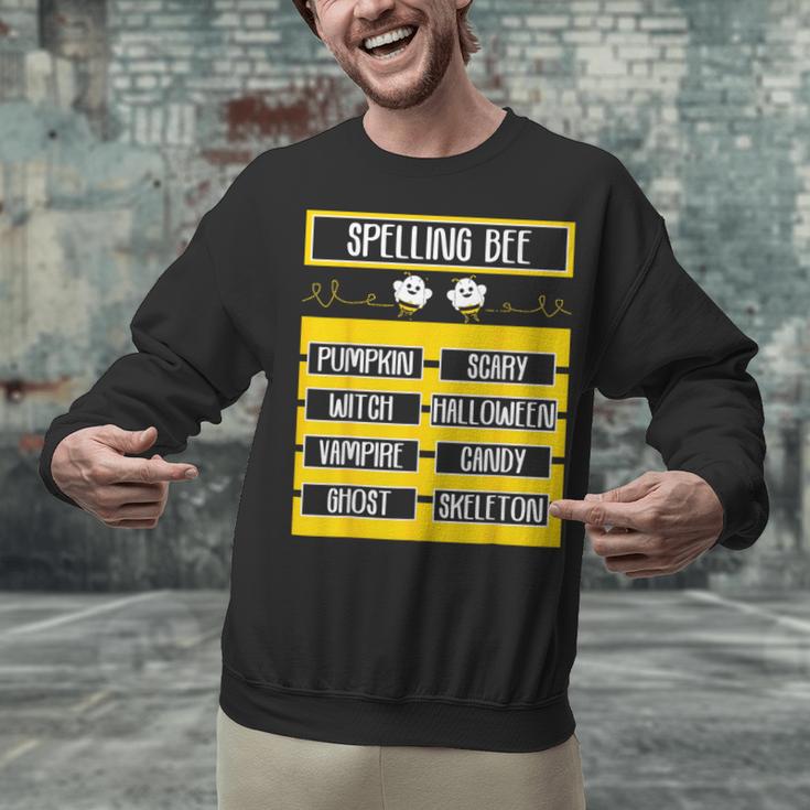 Spelling Bee Halloween Teachers Bee Spelling Competition Unisex Sweatshirt, gift for family, gift for coworker