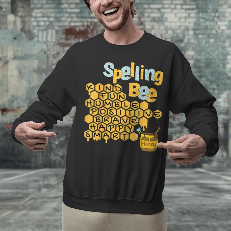 Spelling Bee Kind Positive Kindness Women Teacher Unisex Sweatshirt, gift for family, gift for coworker Spelling Bee Kind Positive Kindness Women Teacher Unisex Sweatshirt, gift for family, gift for coworker