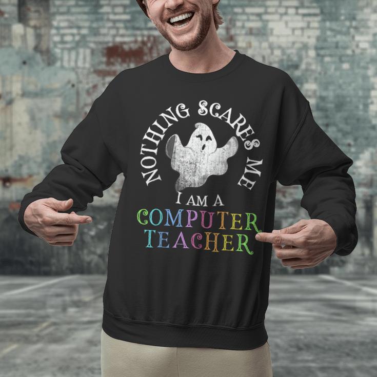 This Is My Spooky COMPUTER TEACHER Costume Don't Scare Me Unisex Sweatshirt, gift for family, gift for coworker This Is My Spooky COMPUTER TEACHER Costume Don't Scare Me Unisex Sweatshirt, gift for family, gift for coworker