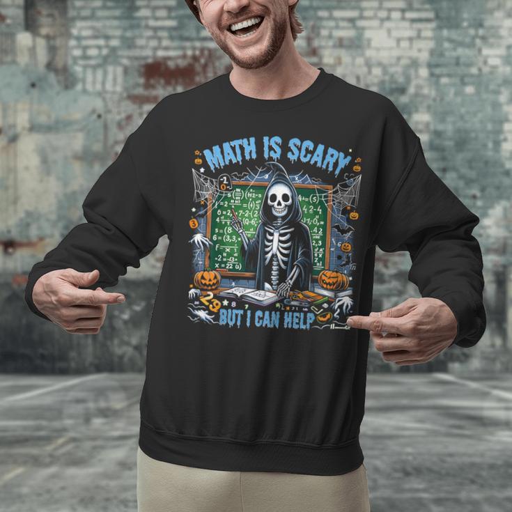 Spooky Halloween Math Teacher Unisex Sweatshirt, gift for family, gift for coworker