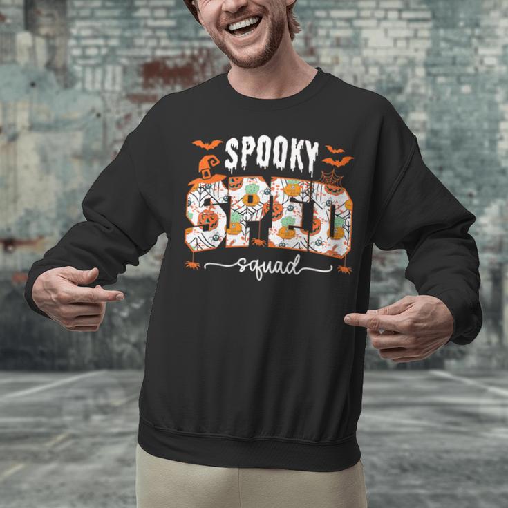 Spooky SPED Squad Special Education Teacher Halloween Ghost Unisex Sweatshirt, gift for family, gift for coworker