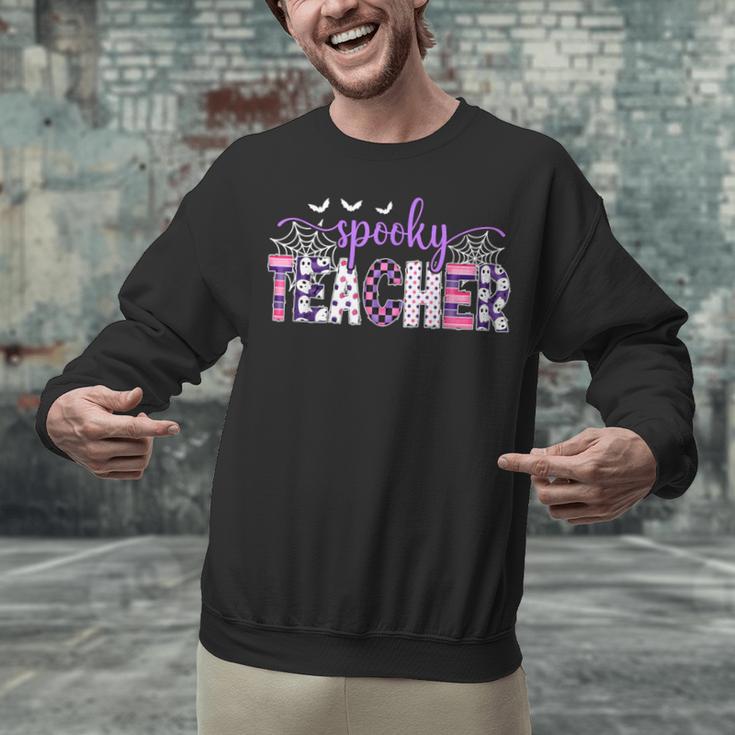 Spooky Teacher Halloween Costume Women Spooky Teacher Unisex Sweatshirt, gift for family, gift for coworker