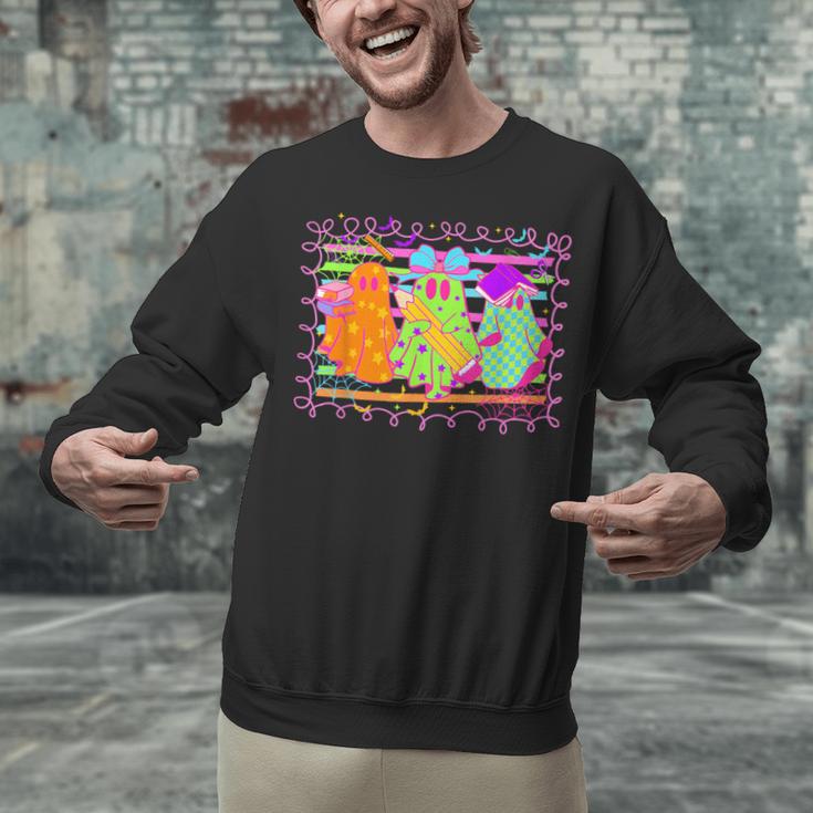 Spooky Teacher Halloween Ghost Fall Autumn Season Women Unisex Sweatshirt, gift for family, gift for coworker Spooky Teacher Halloween Ghost Fall Autumn Season Women Unisex Sweatshirt, gift for family, gift for coworker