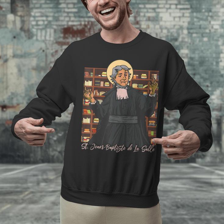 St Jean Baptiste De La Salle Patron Saint Education Teachers Unisex Sweatshirt, gift for family, gift for coworker