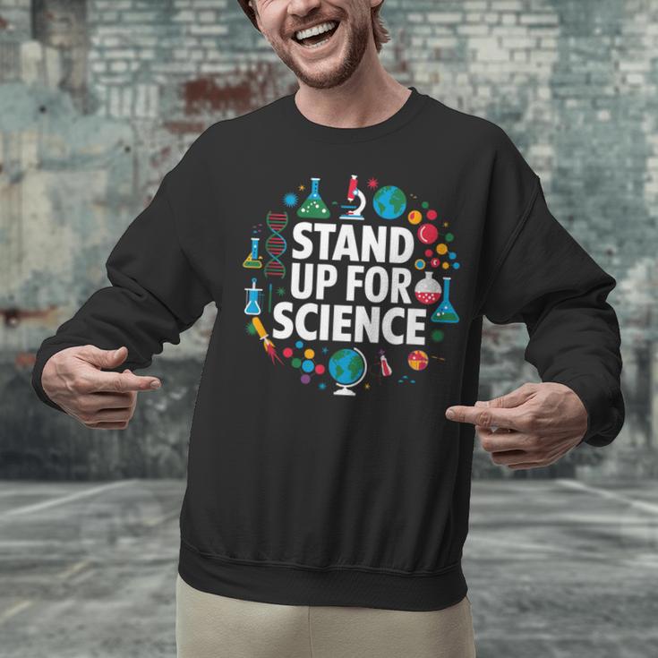 Stand Up For Science STEM Advocacy Pro Scientific Teacher Unisex Sweatshirt, Science Teacher Sweatshirts, gift for family, gift for coworker Stand Up For Science STEM Advocacy Pro Scientific Teacher Unisex Sweatshirt, Science Teacher Sweatshirts, gift for family, gift for coworker