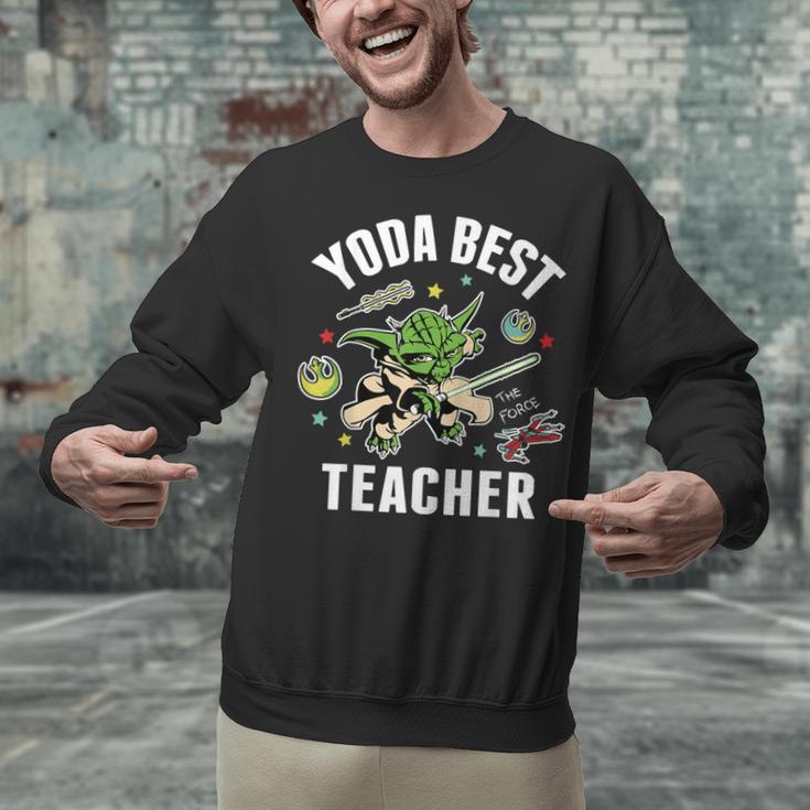 Star Wars Yoda Best Teacher Icons Unisex Sweatshirt, gift for family, gift for coworker