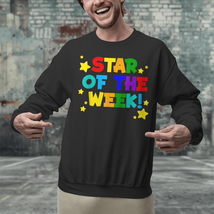 Star Of The Week Cheerful Recognition Student Teachers Class Men Women Kids Unisex Sweatshirt, gift for family, gift for coworker
