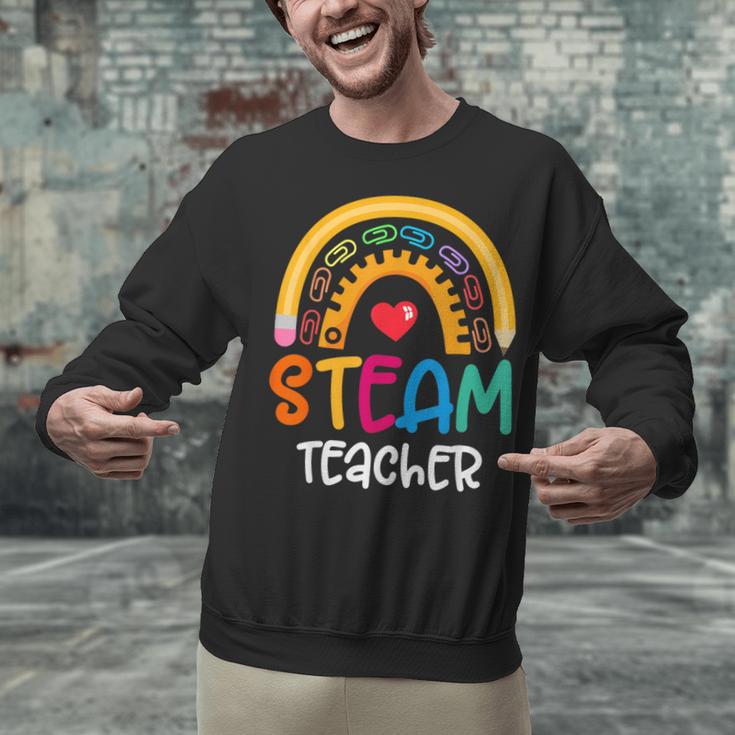 STEAM Teacher Squad Team Crew Back To School STEM Special Unisex Sweatshirt, gift for family, gift for coworker STEAM Teacher Squad Team Crew Back To School STEM Special Unisex Sweatshirt, gift for family, gift for coworker