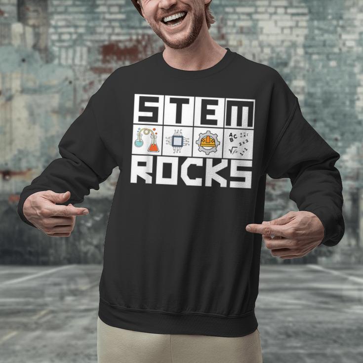STEM Rocks Science Technology Engineering Math STEM Teacher Unisex Sweatshirt, Science Teacher Sweatshirts, gift for family, gift for coworker STEM Rocks Science Technology Engineering Math STEM Teacher Unisex Sweatshirt, Science Teacher Sweatshirts, gift for family, gift for coworker